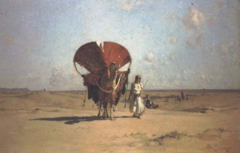 Gustave Guillaumet Dans Les dunes (mk32)